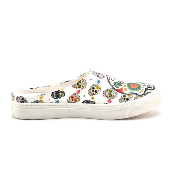 Goby Shoes - Day of the Dead Slippers - Calavera - Picture 4 of 5
